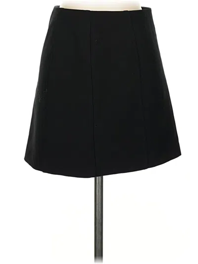Pre-owned Open Edit Casual Skirt In Black