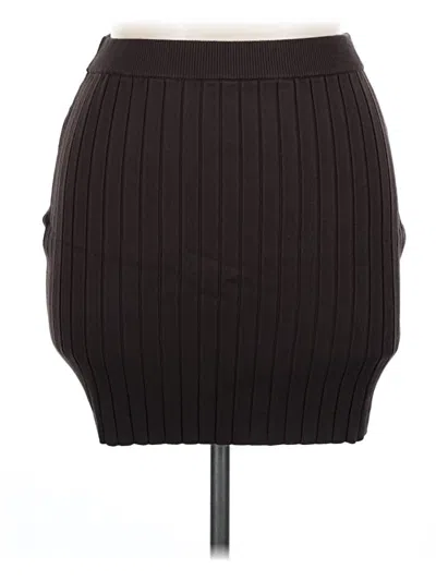 Open Edit Casual Skirt In Black