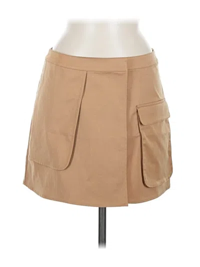 Pre-owned Open Edit Casual Skirt In Brown