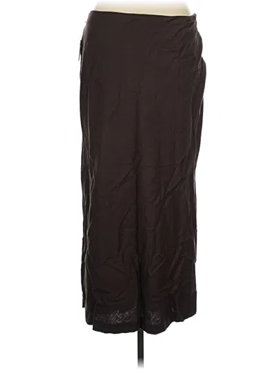 Open Edit Casual Skirt In Brown