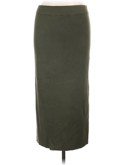 Pre-owned Open Edit Casual Skirt In Green