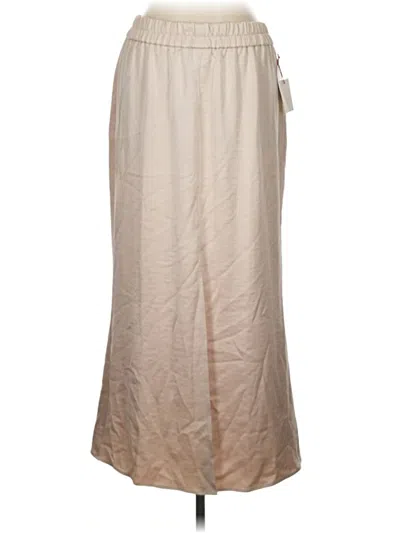 Open Edit Casual Skirt In Tan