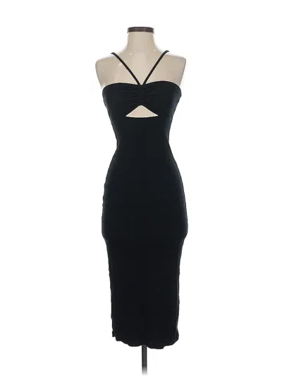 Pre-owned Open Edit Cocktail Dress In Black