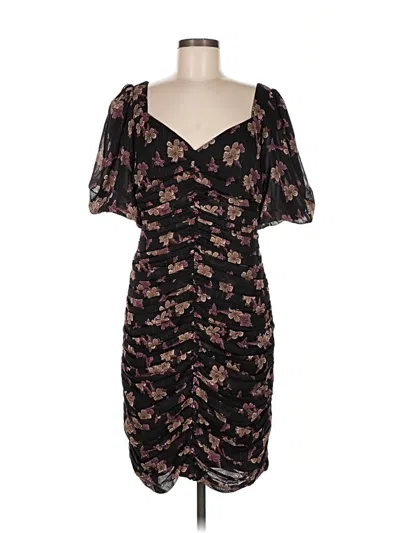 Pre-owned Open Edit Cocktail Dress In Black