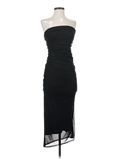 Pre-owned Open Edit Cocktail Dress In Black