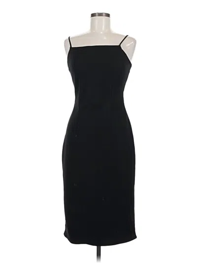 Pre-owned Open Edit Cocktail Dress In Black