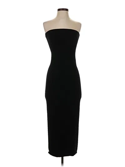 Pre-owned Open Edit Cocktail Dress In Black