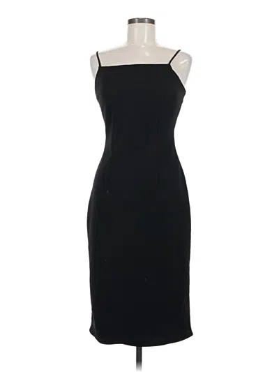 Pre-owned Open Edit Cocktail Dress In Black
