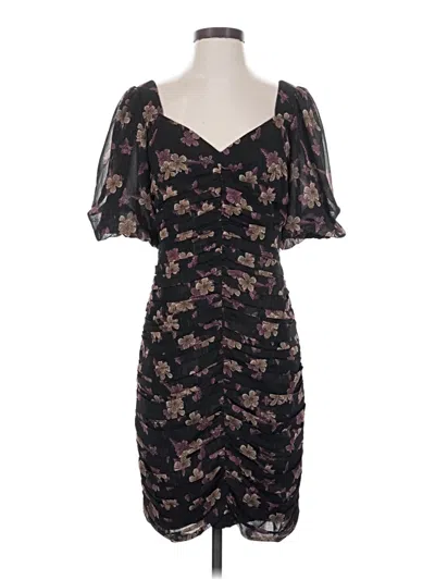 Pre-owned Open Edit Cocktail Dress In Black