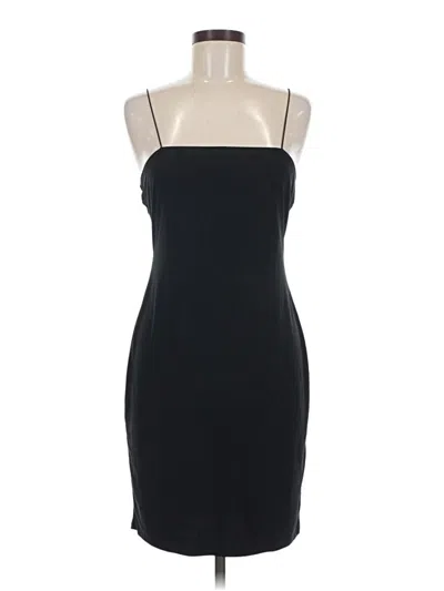 Pre-owned Open Edit Cocktail Dress In Black