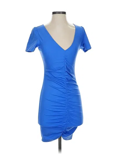 Pre-owned Open Edit Cocktail Dress In Blue