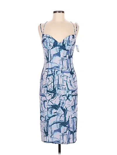 Pre-owned Open Edit Cocktail Dress In Blue