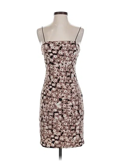 Pre-owned Open Edit Cocktail Dress In Brown