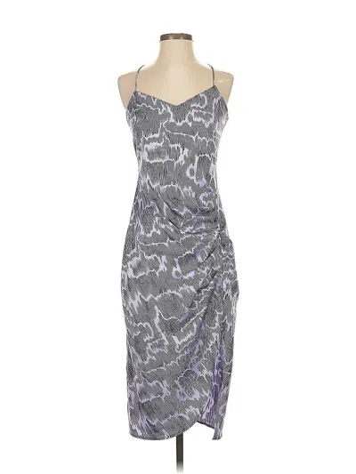 Pre-owned Open Edit Cocktail Dress In Gray
