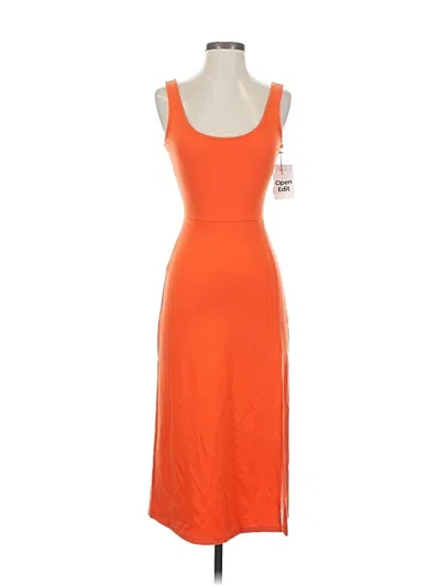 Open Edit Cocktail Dress In Orange