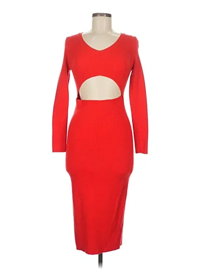 Pre-owned Open Edit Cocktail Dress In Red