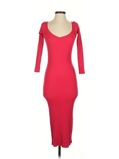 Pre-owned Open Edit Cocktail Dress In Red