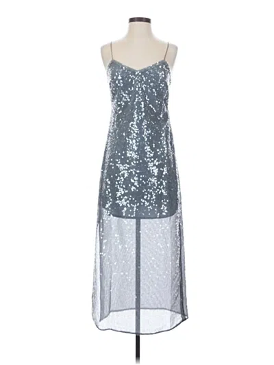 Pre-owned Open Edit Cocktail Dress In Silver