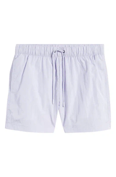 Open Edit Crinkled Nylon Swim Trunks In Multi