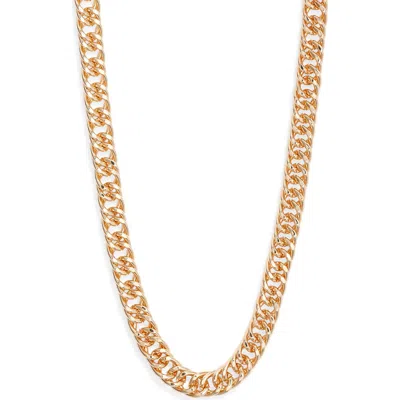 Open Edit Curb Chain Necklace In Gold
