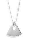Open Edit Curved Charm Pendant Necklace