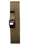 Open Edit Dax Web Belt In Brown