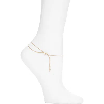 Open Edit Draped Chain Anklet