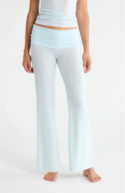 Open Edit Dreamy Rib Pajama Pants In Blue