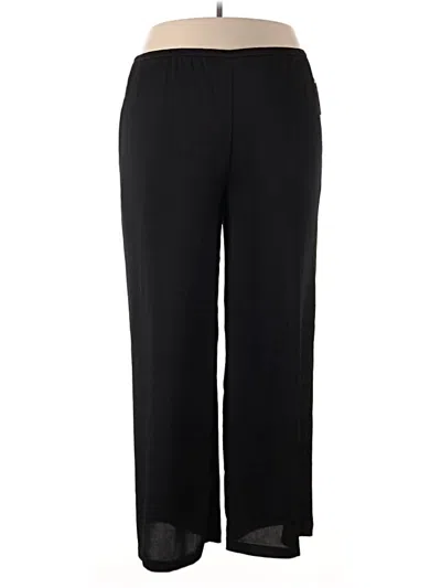 Pre-owned Open Edit Dress Pants In Black