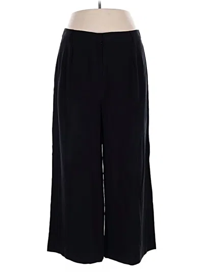 Pre-owned Open Edit Dress Pants In Black