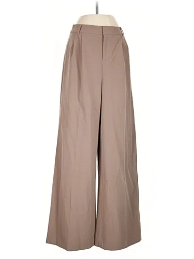 Pre-owned Open Edit Dress Pants In Brown