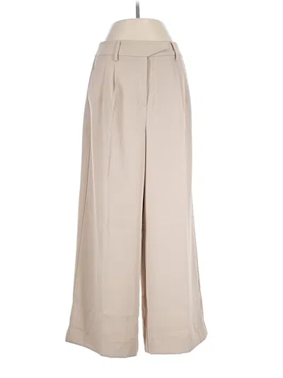 Pre-owned Open Edit Dress Pants In Tan