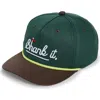 Open Edit Embroidered Baseball Cap In Green