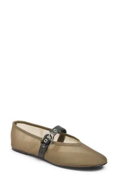 Open Edit Esme Mary Jane Flat In Green