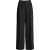 Open Edit Everyday Straight Leg Pants In Black