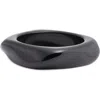 Open Edit Faceted Bangle In Black