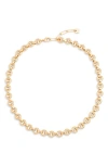 Open Edit Flat Cable Chain Necklace In Gold