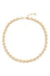 Open Edit Flat Cable Chain Necklace In Gold