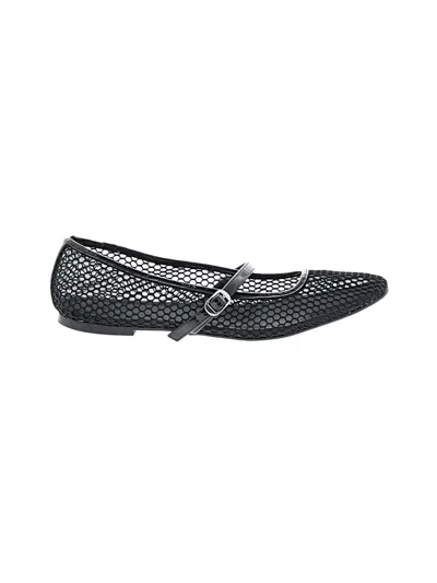 Pre-owned Open Edit Flats In Black