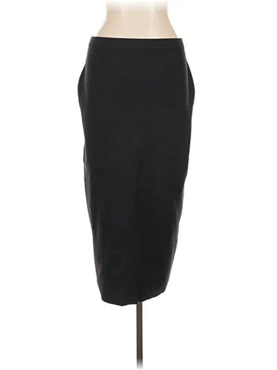 Pre-owned Open Edit Formal Skirt In Black