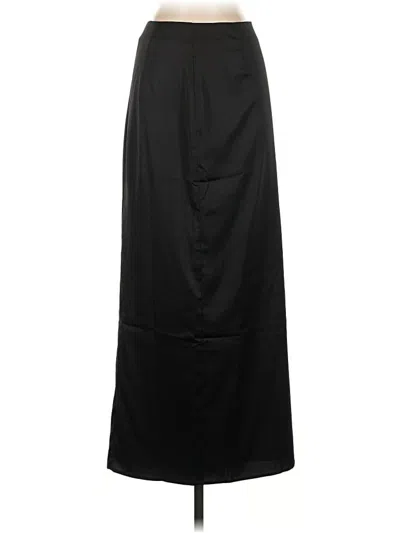 Pre-owned Open Edit Formal Skirt In Black