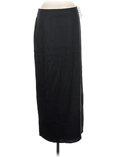 Pre-owned Open Edit Formal Skirt In Black