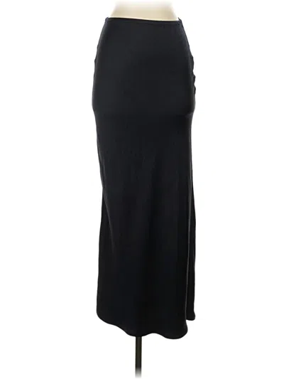 Pre-owned Open Edit Formal Skirt In Black