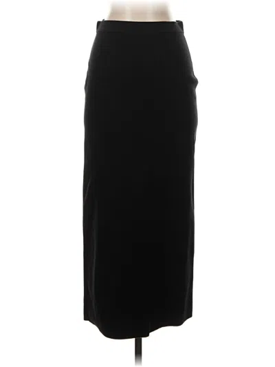 Pre-owned Open Edit Formal Skirt In Black