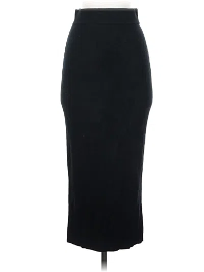 Pre-owned Open Edit Formal Skirt In Black