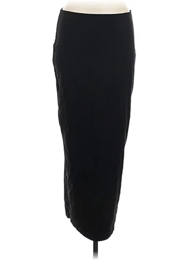 Pre-owned Open Edit Formal Skirt In Black