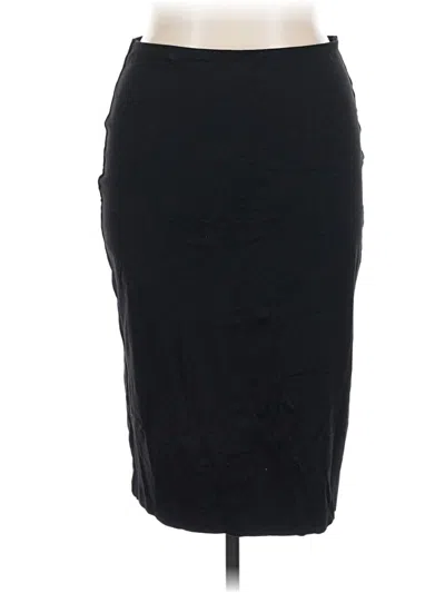 Pre-owned Open Edit Formal Skirt In Black