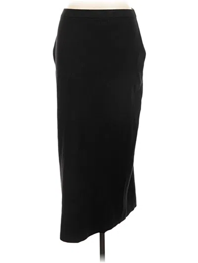 Pre-owned Open Edit Formal Skirt In Black