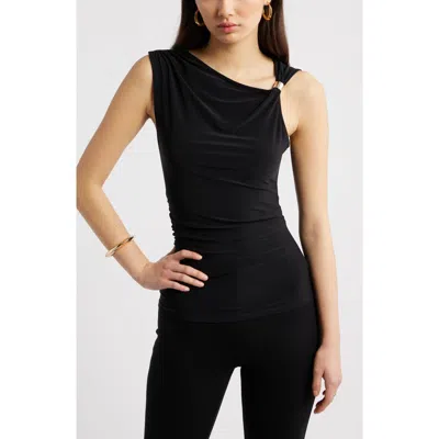 Open Edit Hardware Twist Top In Black