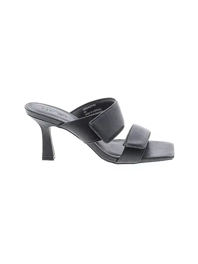 Pre-owned Open Edit Heels In Black